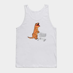 T-rex Shopping for Groceries Tank Top